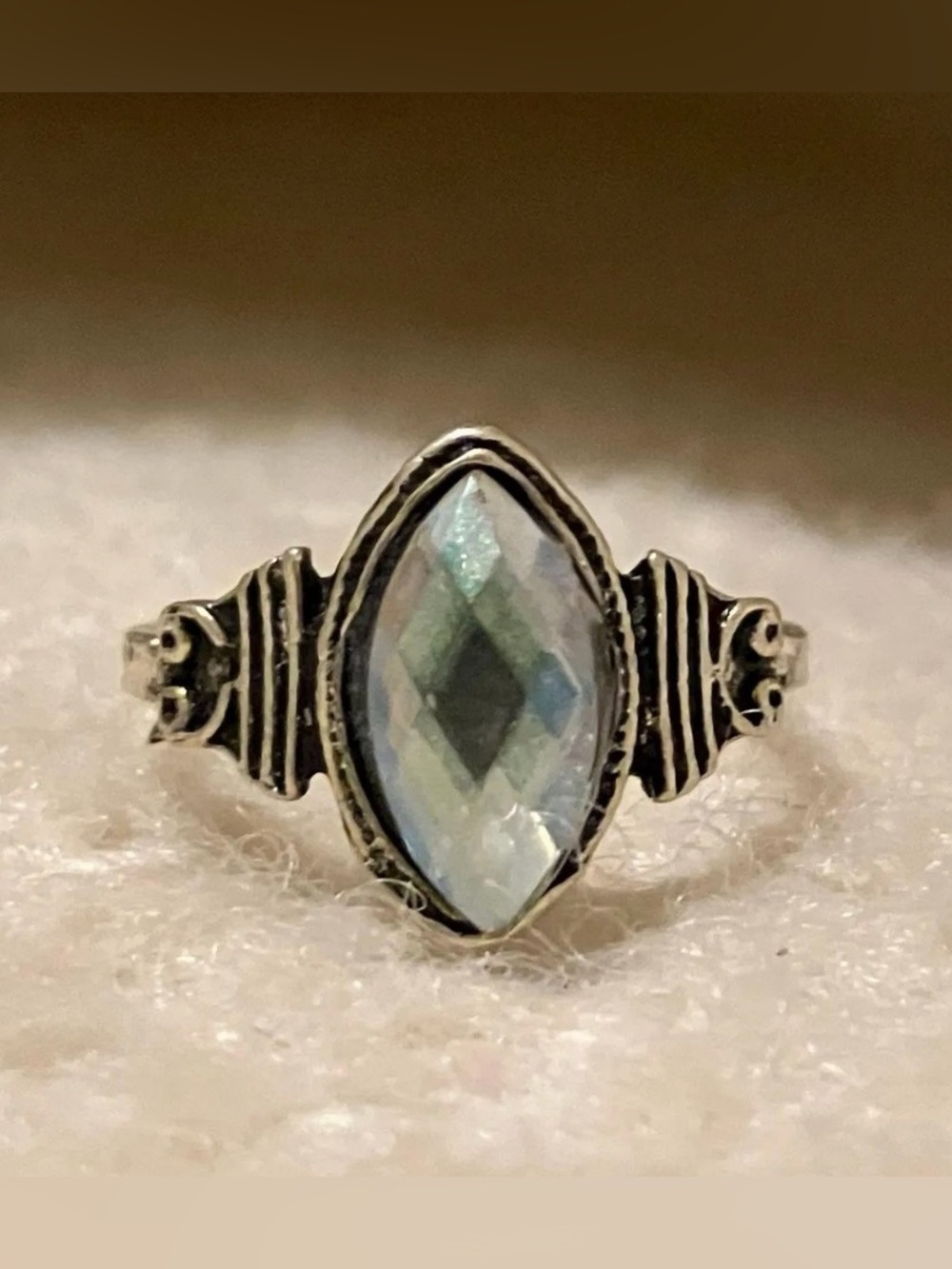 Vintage Antique Boho Style Silver Ring